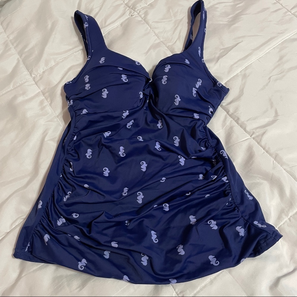 Talbots swim suit top